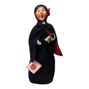 Byers Choice The Carolers Salvation Army Woman Caroler Bell Tags 2001 SIGNED